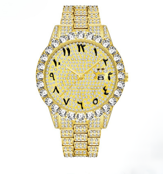 Jade Iced Out Watch