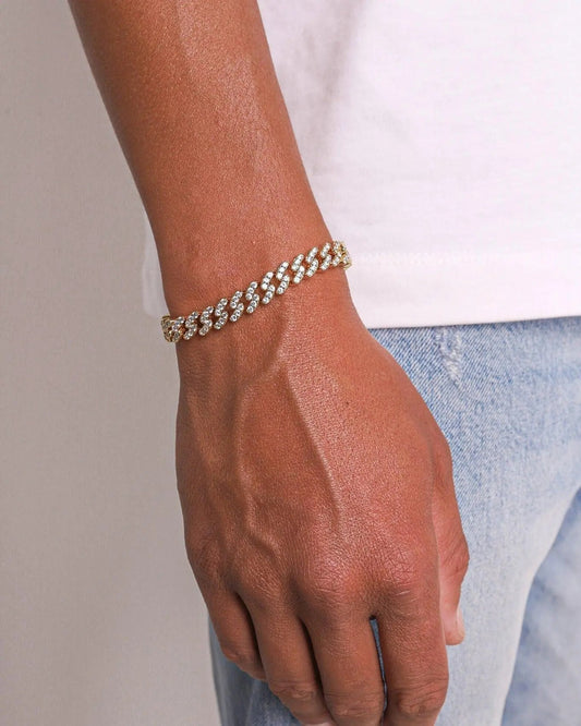 8MM ICED CUBAN Bracelet