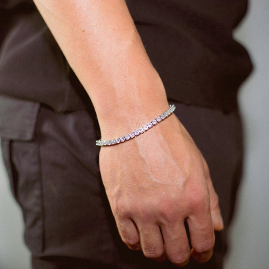 5MM TENNIS Bracelet - White Gold
