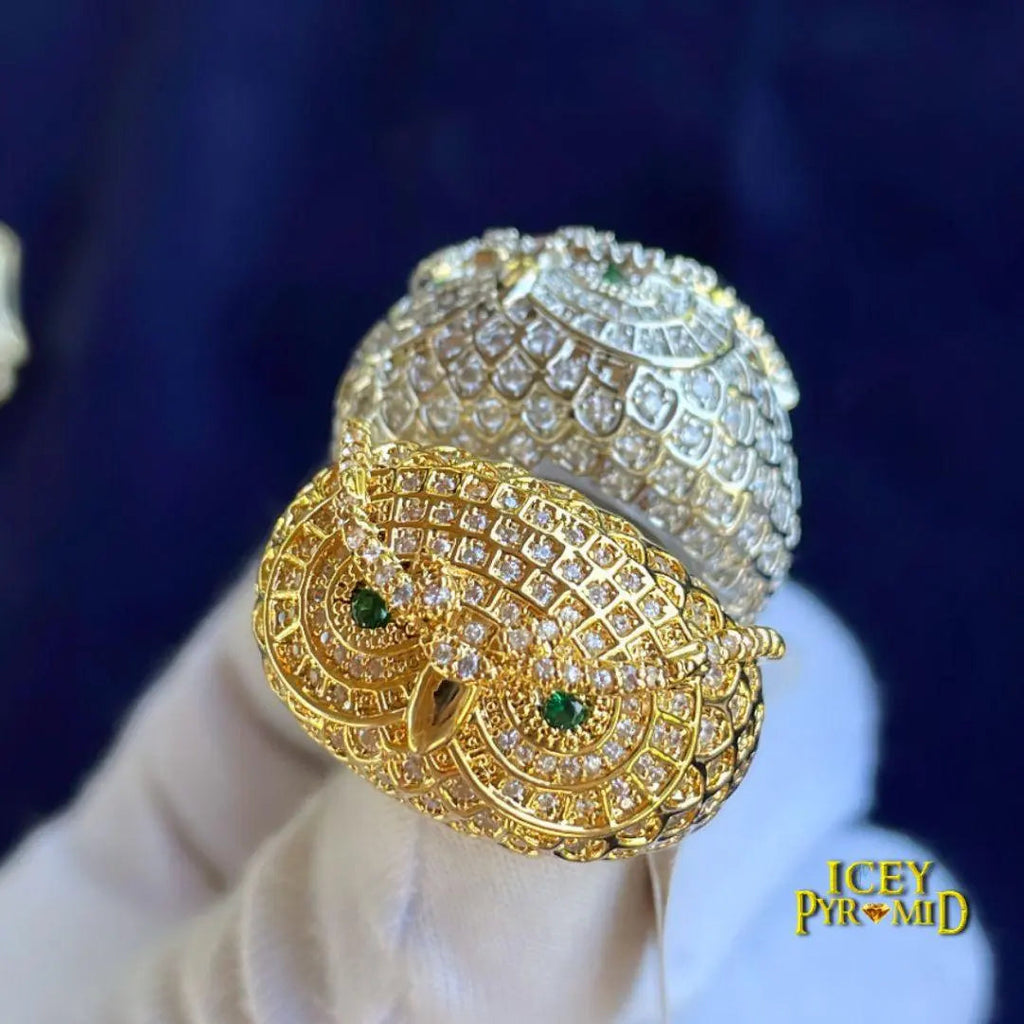 Owl Iced Out Ring