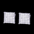 8MM Tennis Iced Out Stud Earrings