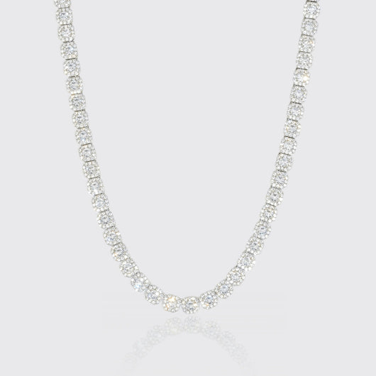 10mm Clustered Tennis Chain