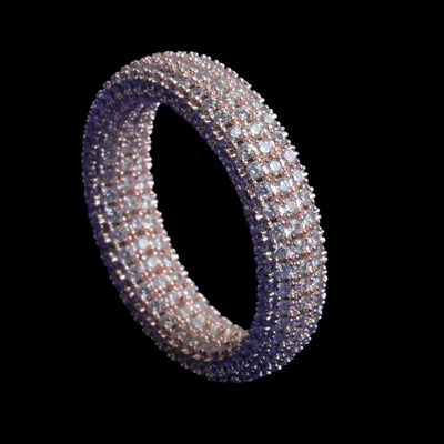 Stones of Round Iced Out Ring