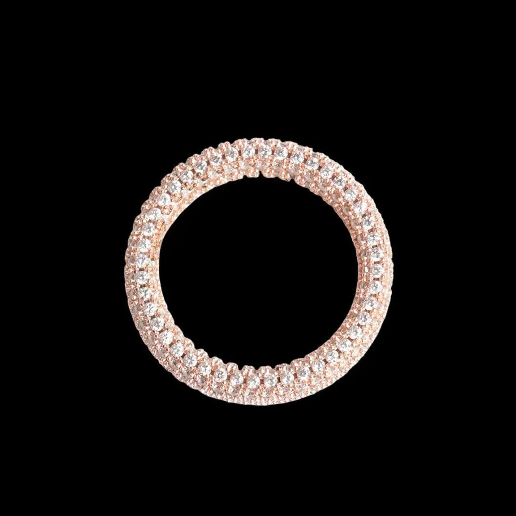 Stones of Round Iced Out Ring