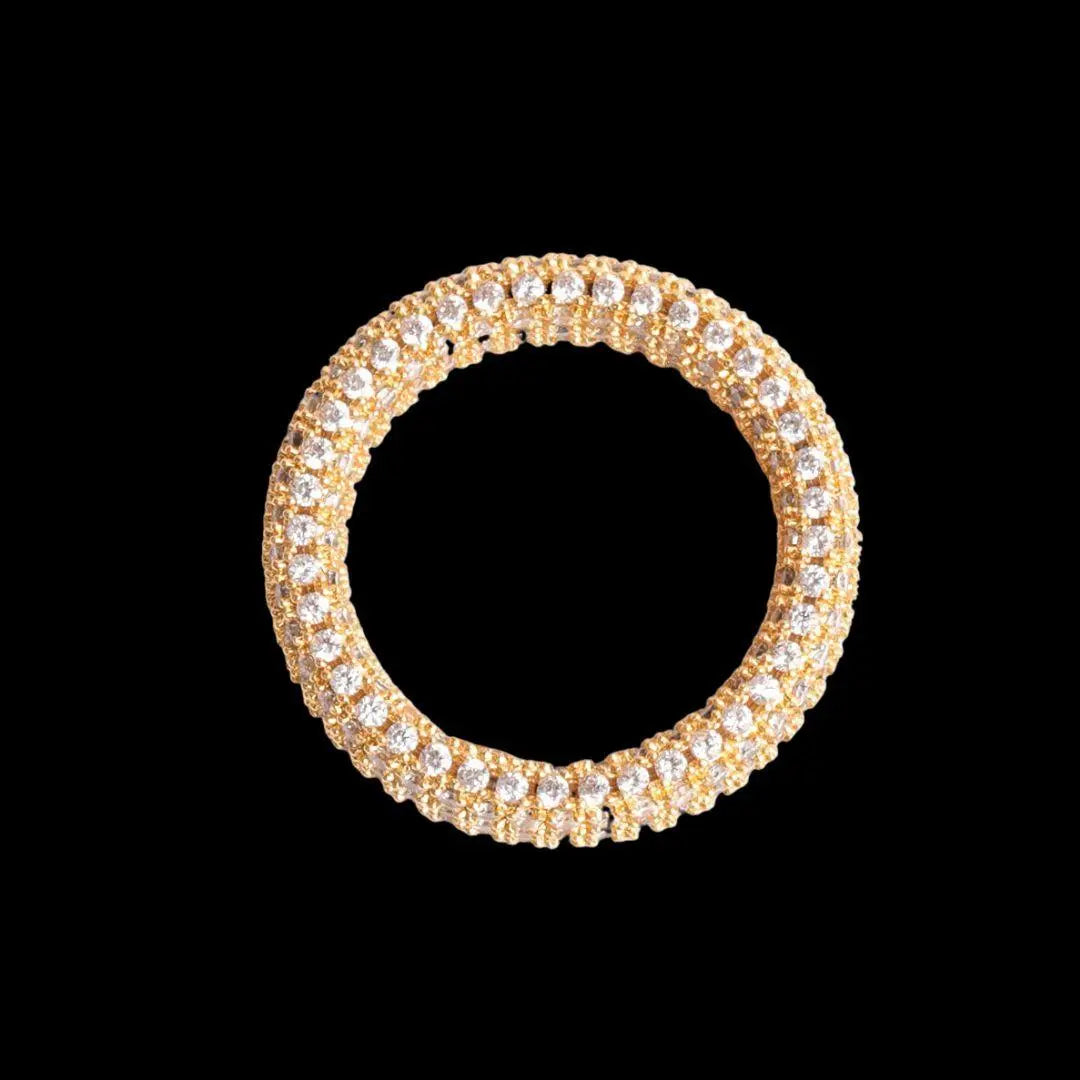 Stones of Round Iced Out Ring