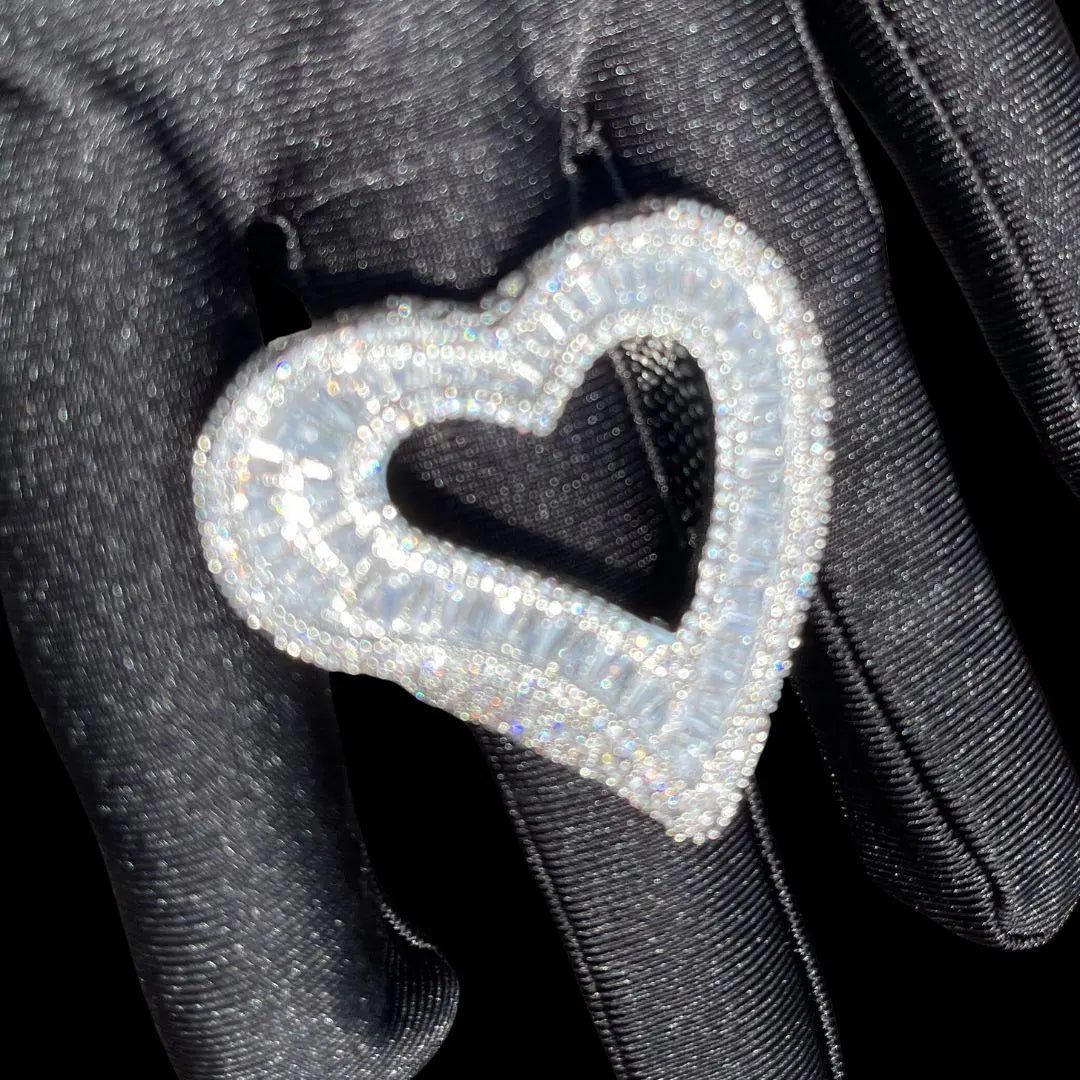 Open Heart Iced Out Ring