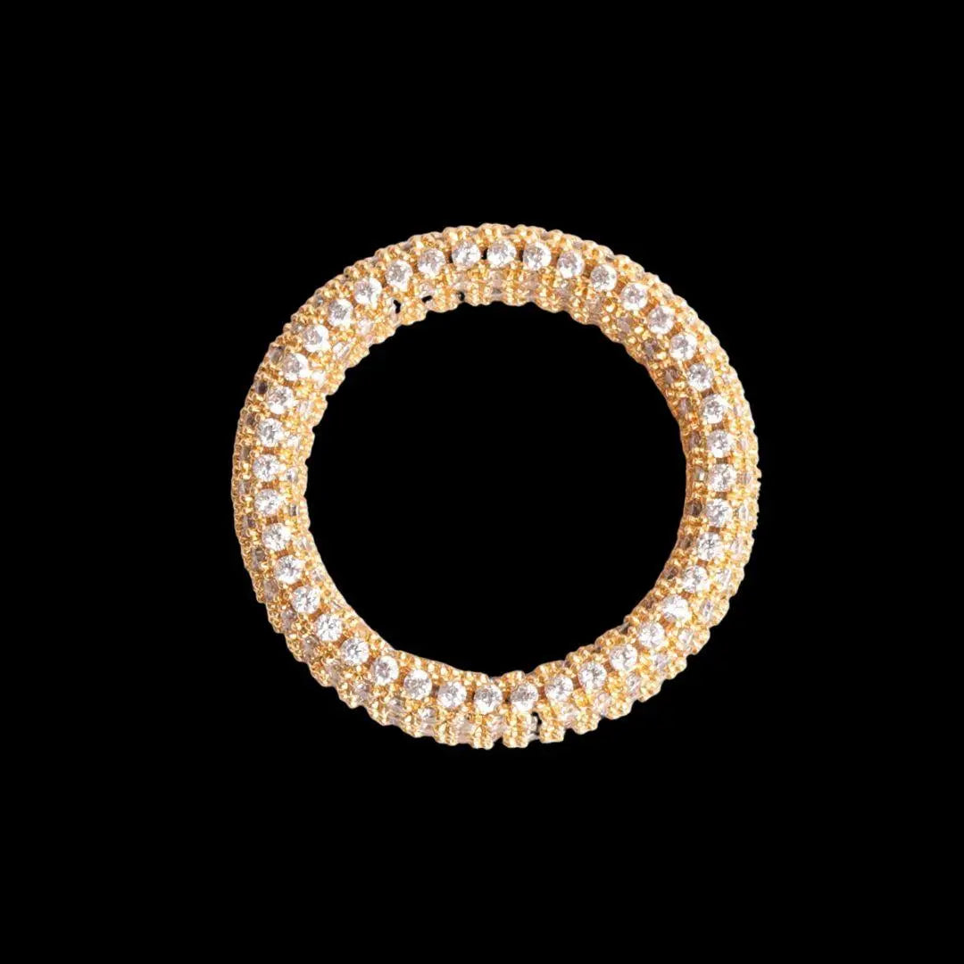 Stones of Round Iced Out Ring