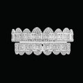 Baguette Paved Setting Iced Out Grillz