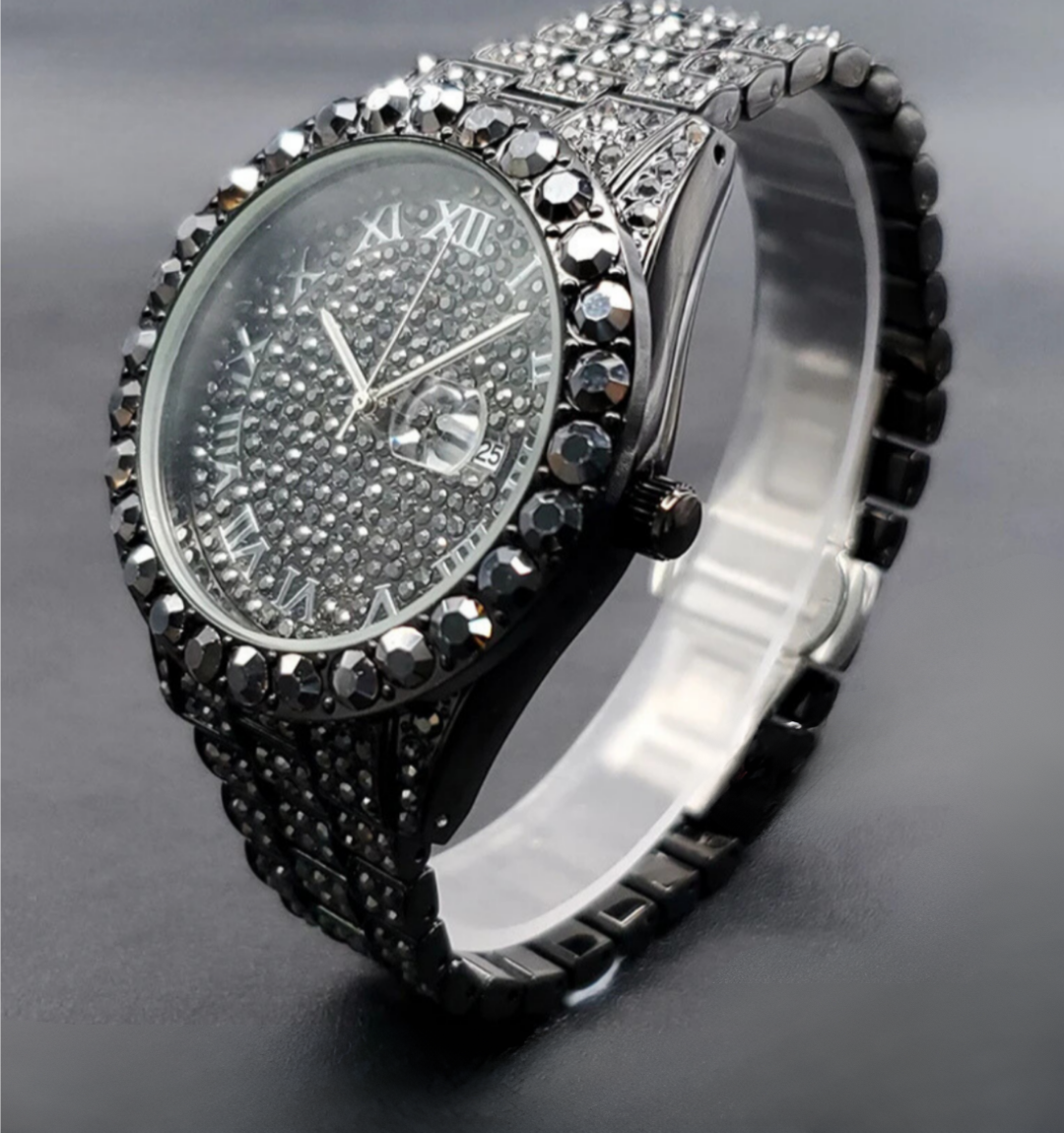 Khalil Classic Iced Out Watch