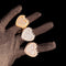 Flamy Heart Iced Out Ring