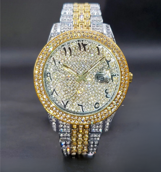 Nove Arabic Iced Out Watch