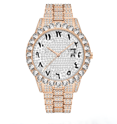 Jade Iced Out Watch