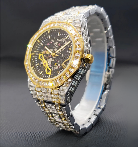 Marquis Skeleton Baguette Watch