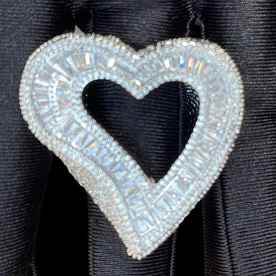 Open Heart Iced Out Ring