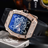 Infinity Skeleton Ice Watch