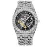 Versace Skeleton Iced Out Watch