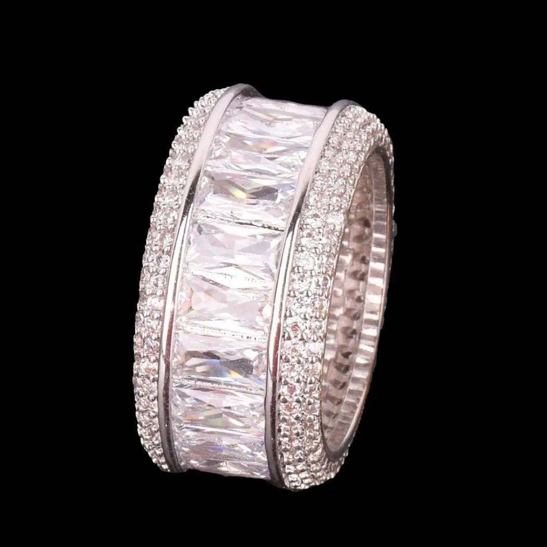Baguette Cut Iced Out Ring
