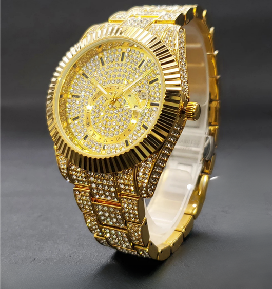 Chrono Iced Out Watch