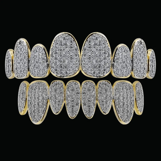 Punk Teeth Caps Iced Out Grillz