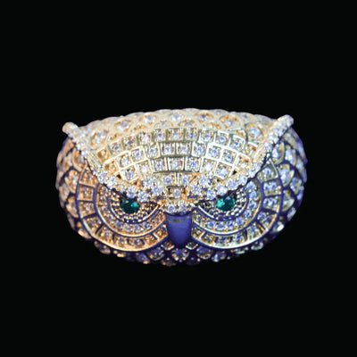 Owl Iced Out Ring