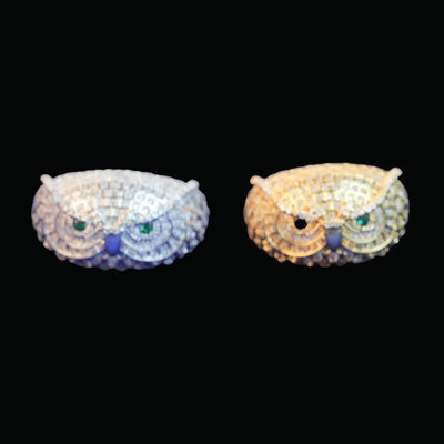 Owl Iced Out Ring