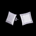 15MM Royale Iced Out Stud Earrings