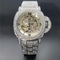 Chrysalis Skeleton Iced Out Watch