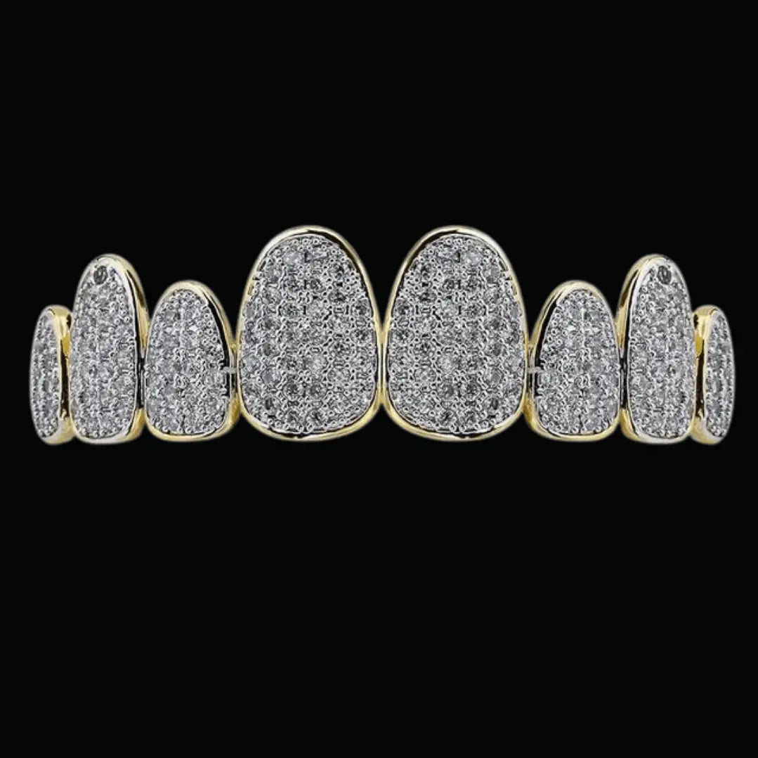 Punk Teeth Caps Iced Out Grillz