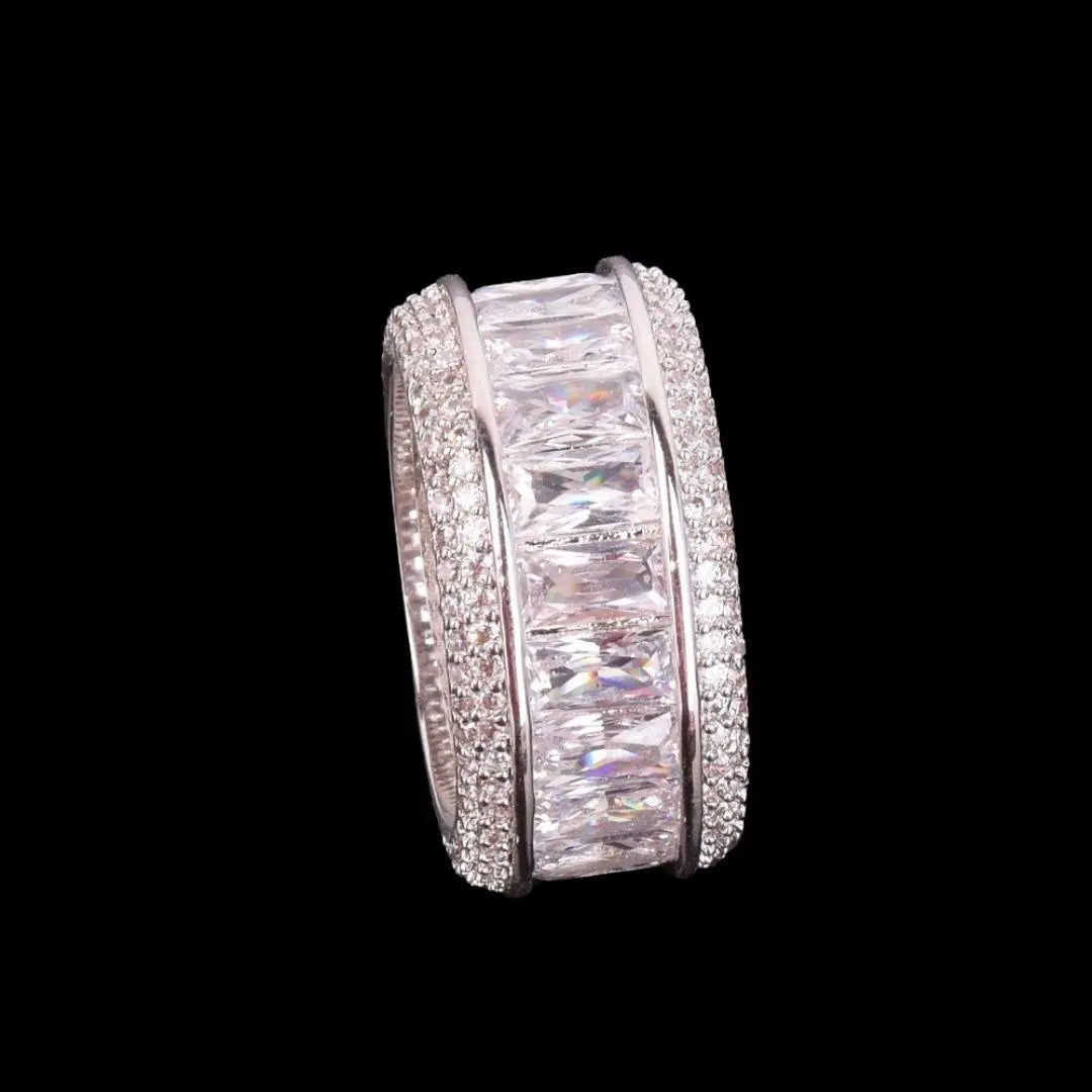 Baguette Cut Iced Out Ring