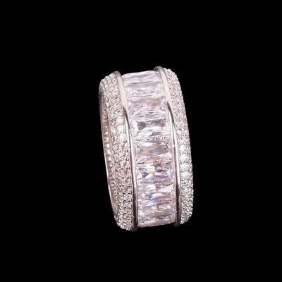 Baguette Cut Iced Out Ring