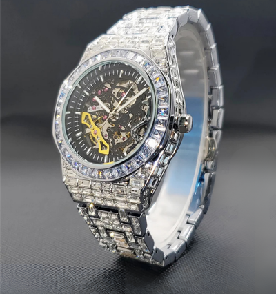 Marquis Skeleton Baguette Watch