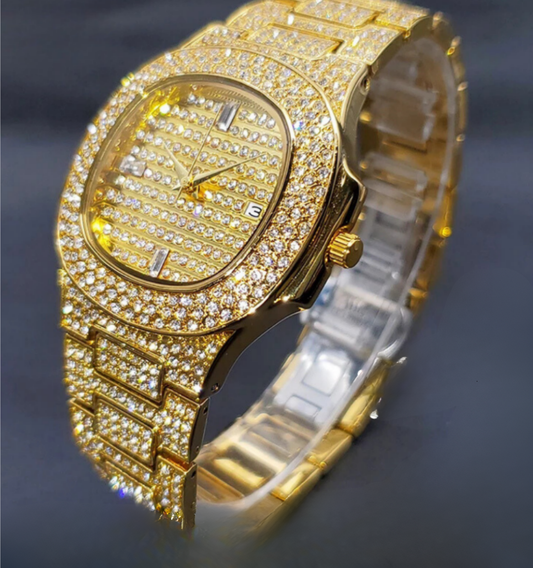 Monaco Iced Out Watch