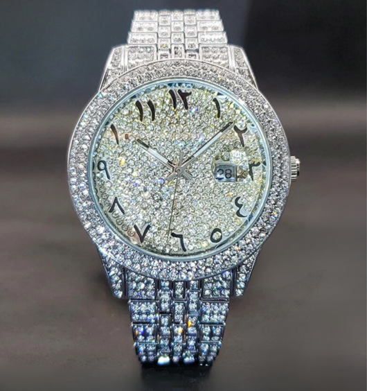 Nove Arabic Iced Out Watch