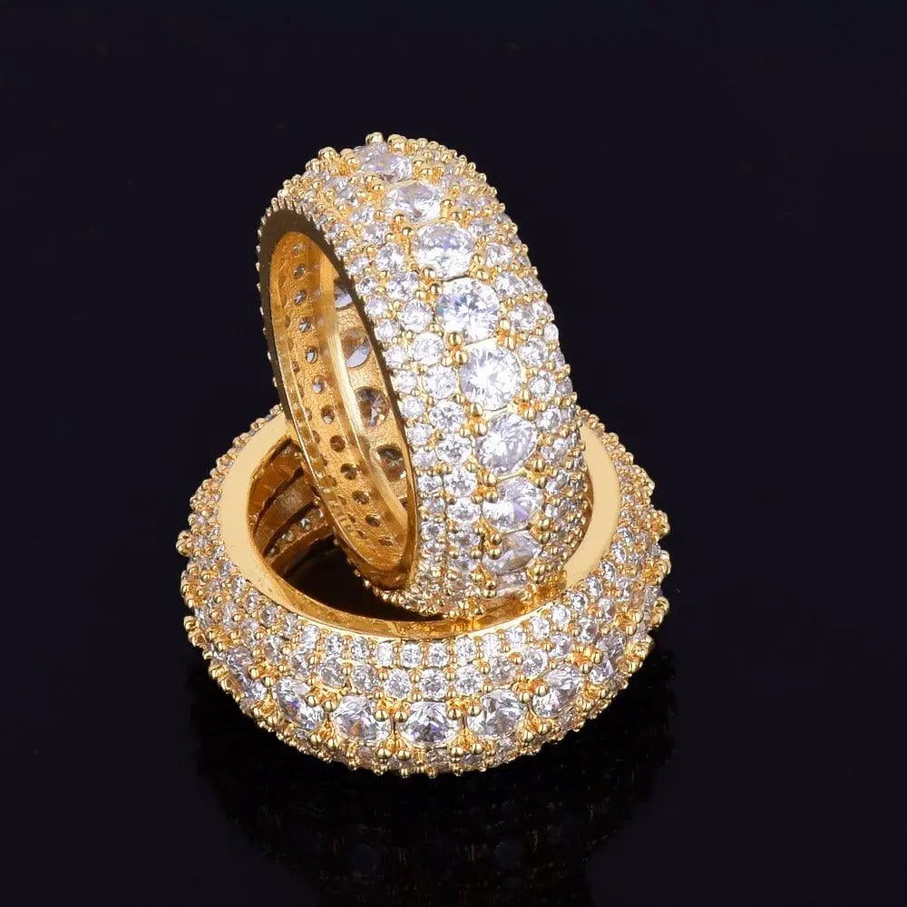 Tennis and Stones Iced Out Ring