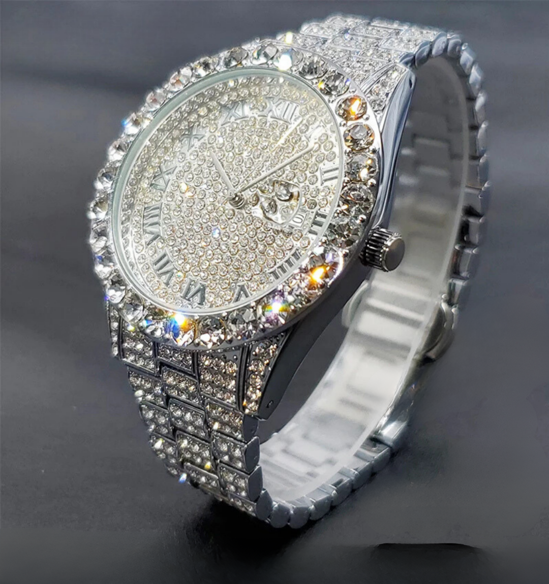 Khalil Classic Iced Out Watch
