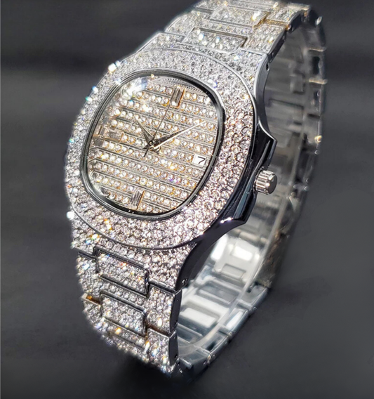 Monaco Iced Out Watch