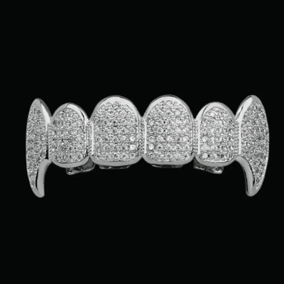 Micro Pave Fuchsia Iced Out Grillz