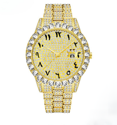 Jade Iced Out Watch
