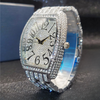 Navette Gold Iced Out Watch
