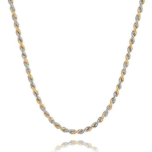 3mm Rope Chain - Two-Tone