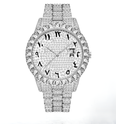 Jade Iced Out Watch