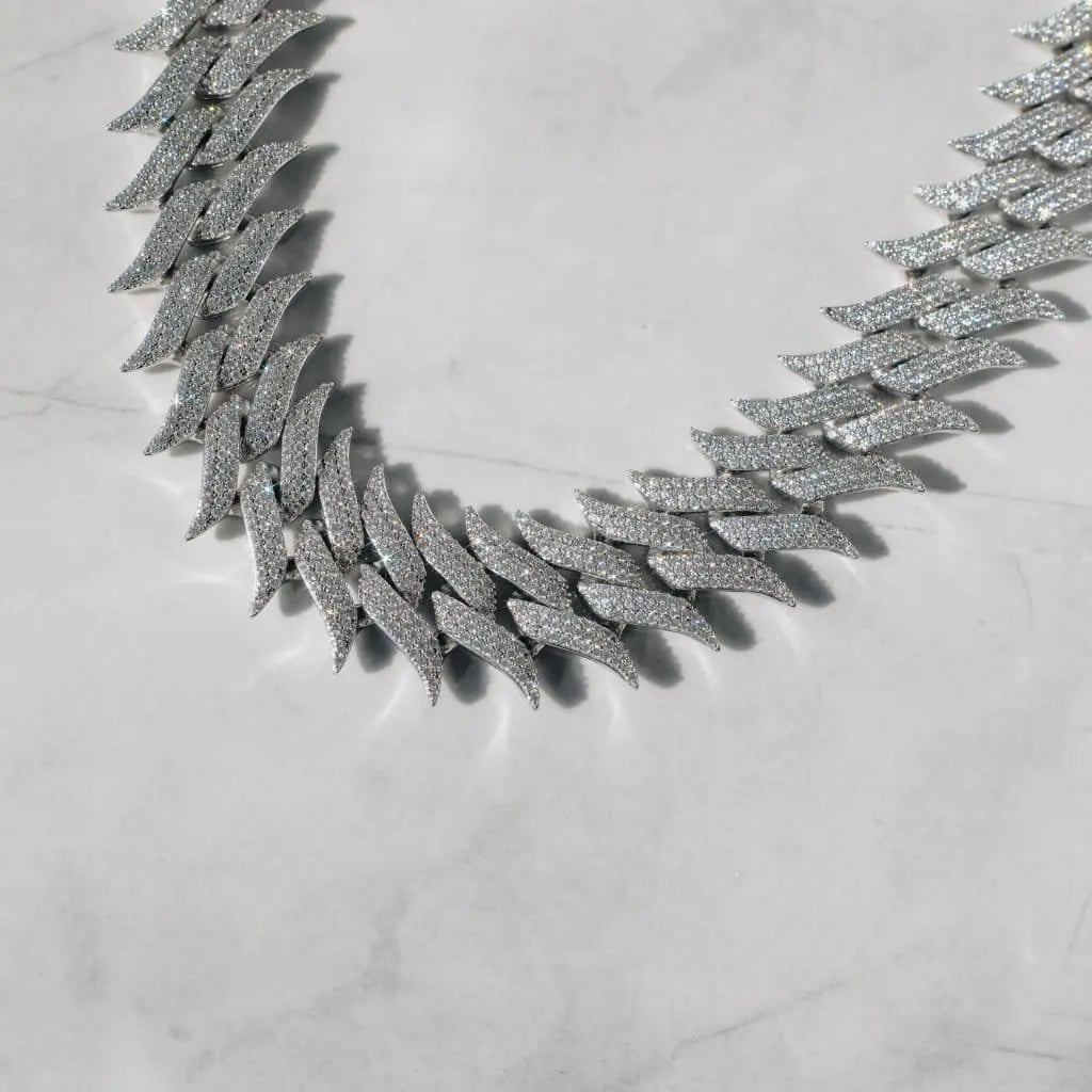 30mm Spiked Cuban Chain