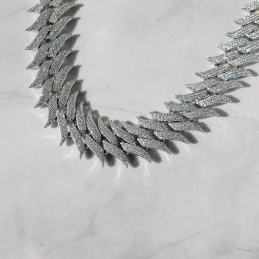30mm Spiked Cuban Chain