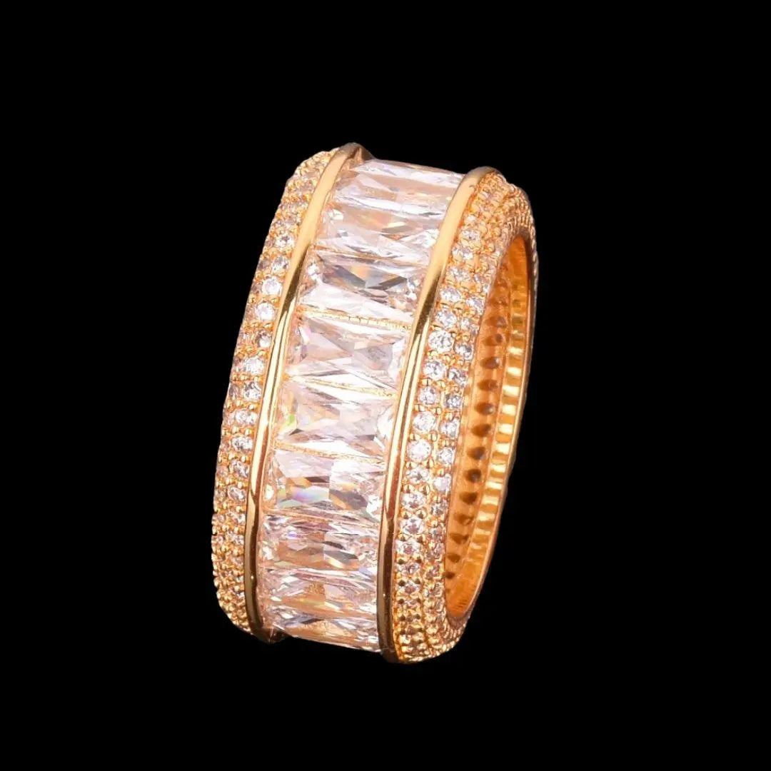 Baguette Cut Iced Out Ring