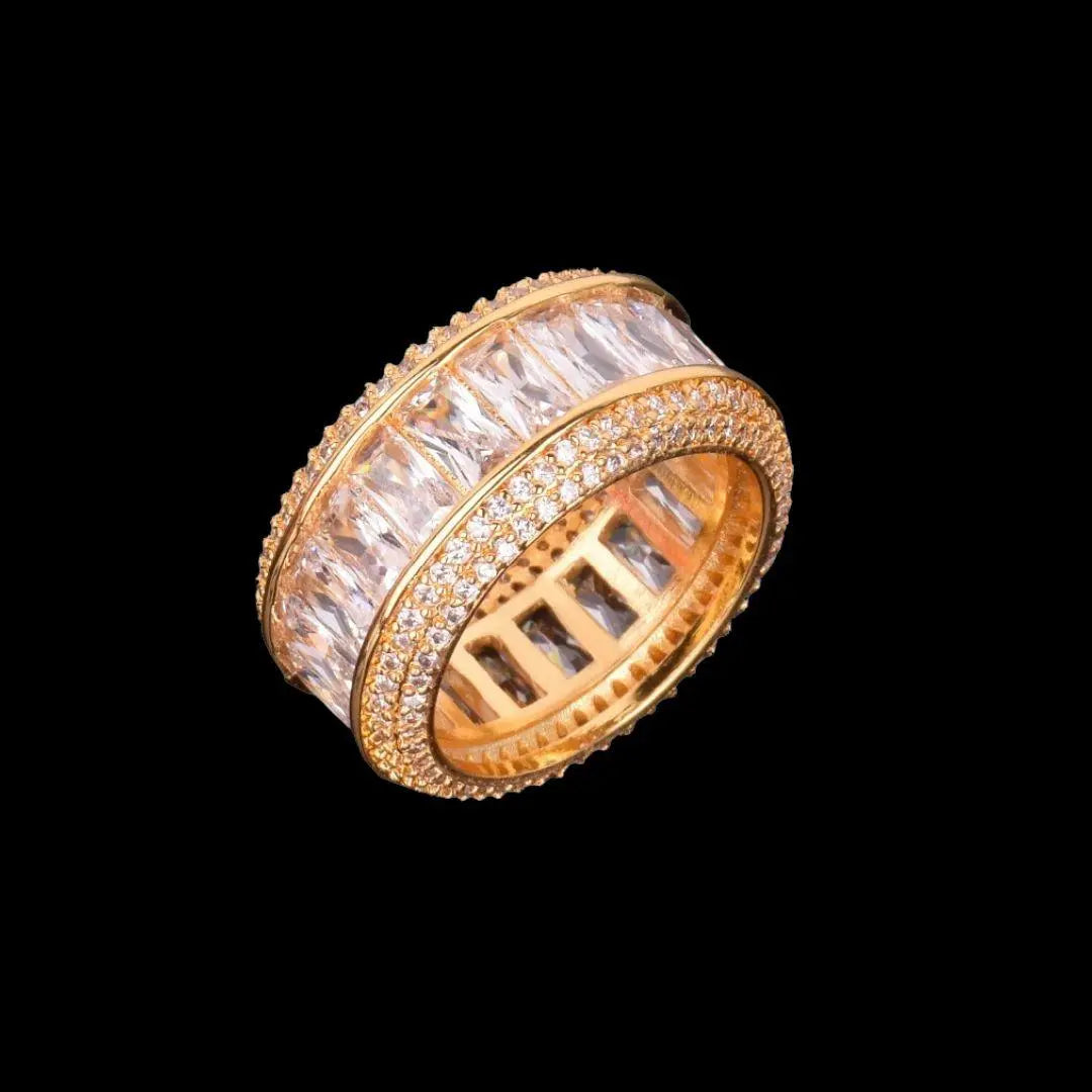 Baguette Cut Iced Out Ring