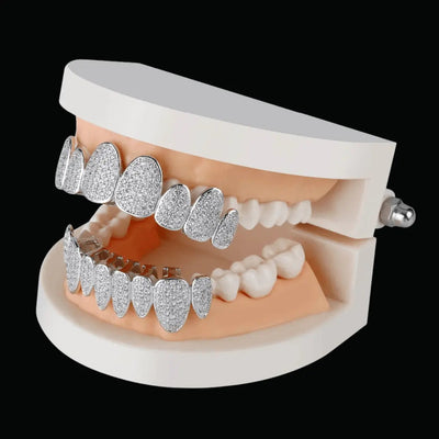 Punk Teeth Caps Iced Out Grillz