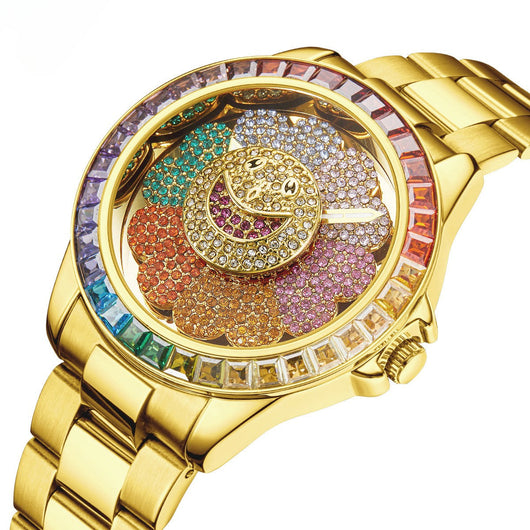 Limited Edition Flower Baguette Watch