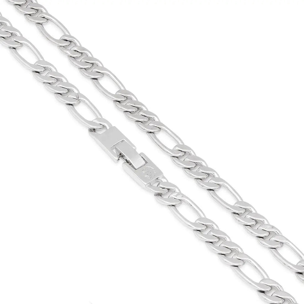 8mm Figaro Chain Choker Set
