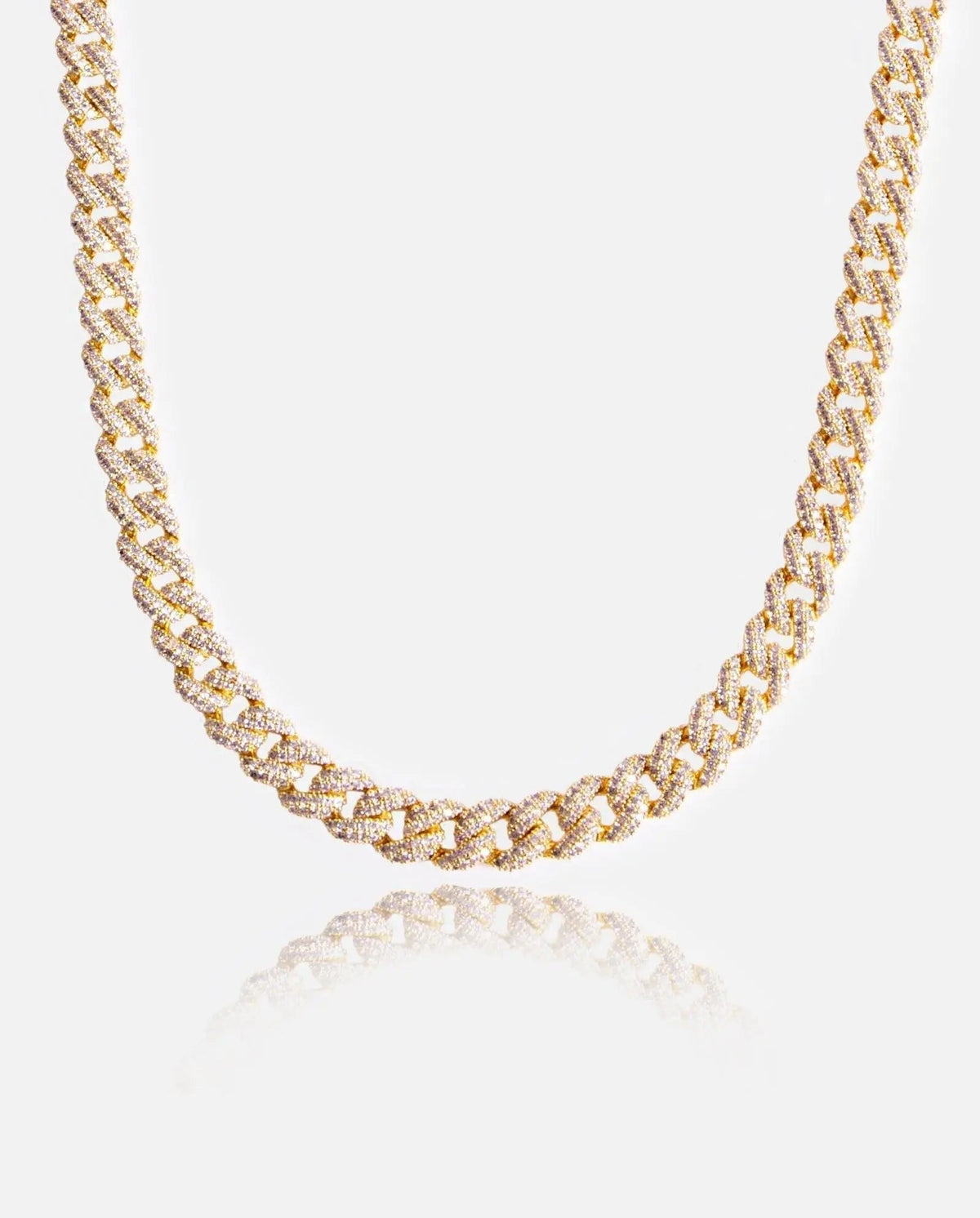 9mm Iced Cuban Link Chain