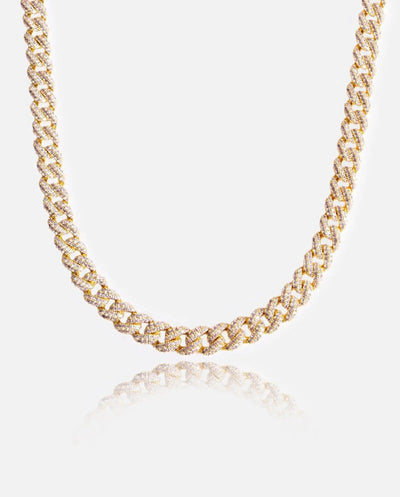 9mm Iced Cuban Link Chain
